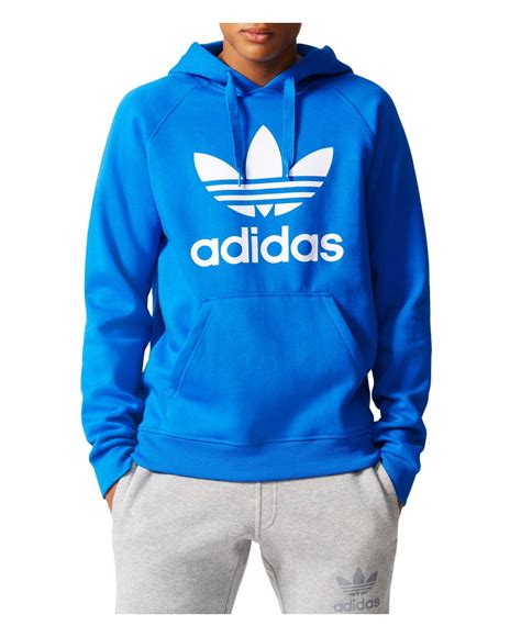 hellblauer hoodie herren adidas|Blaue Hoodies .